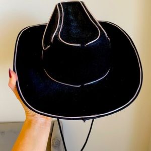 LED light up cowboy hat